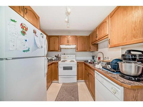 213 Taracove Place Ne, Calgary, AB - Indoor Photo Showing Kitchen With Double Sink