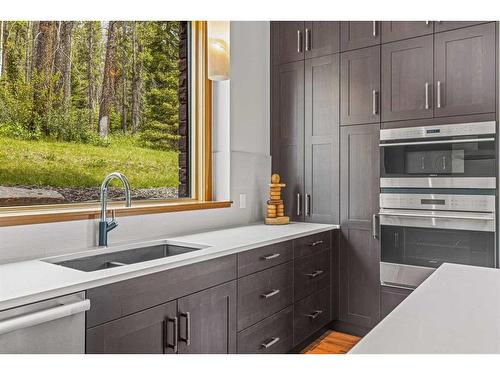 860 Silvertip Heights, Canmore, AB - Indoor Photo Showing Kitchen With Double Sink