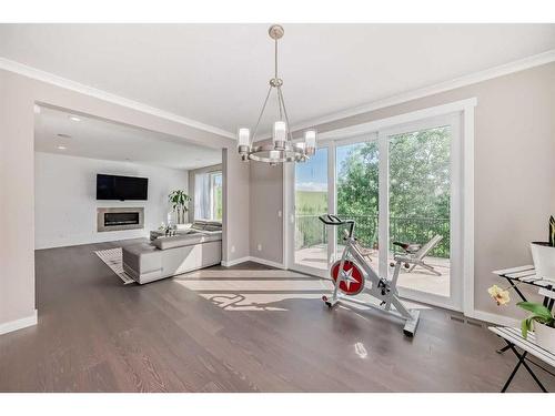 70 Ascot Crescent Sw, Calgary, AB - Indoor Photo Showing Gym Room