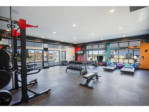 205-835 78 Street Sw, Calgary, AB - Indoor Photo Showing Gym Room