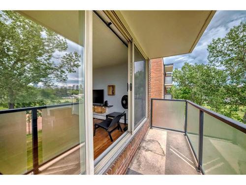 343-1435 7 Avenue Nw, Calgary, AB - Outdoor With Balcony With Exterior