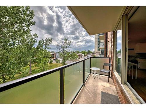 343-1435 7 Avenue Nw, Calgary, AB - Outdoor With Balcony With View With Exterior