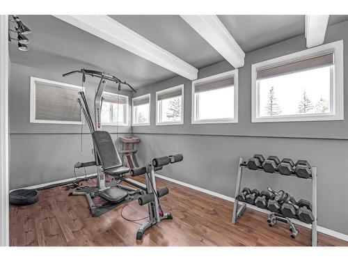 631 Ranch Estates Place Nw, Calgary, AB - Indoor Photo Showing Gym Room