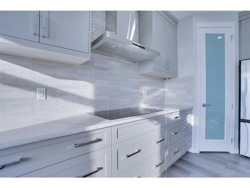264 Calhoun Crescent Ne, Calgary, AB - Indoor Photo Showing Kitchen With Upgraded Kitchen