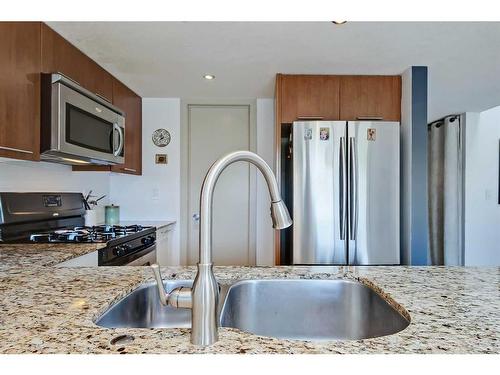 307-118 34 Street Nw, Calgary, AB - Indoor Photo Showing Kitchen With Double Sink