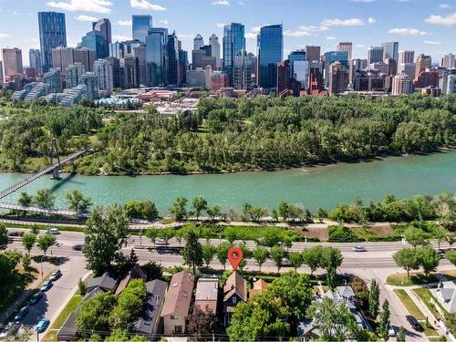 434 Memorial Drive Nw, Calgary, AB - Outdoor With Body Of Water With View