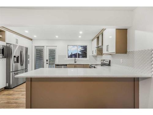 123 Falwood Way Ne, Calgary, AB - Indoor Photo Showing Kitchen With Upgraded Kitchen