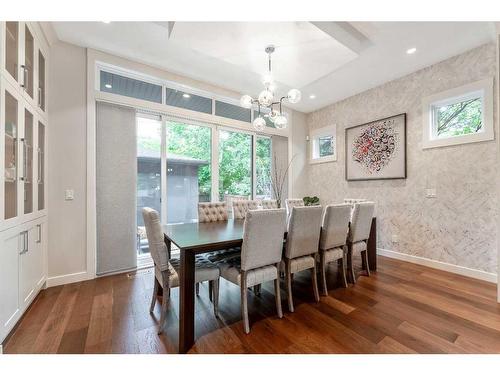 1220 Gladstone Road Nw, Calgary, AB - Indoor Photo Showing Dining Room