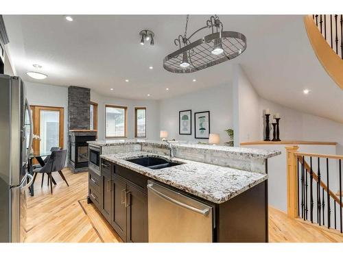 2325 22 Avenue Sw, Calgary, AB - Indoor Photo Showing Kitchen With Double Sink