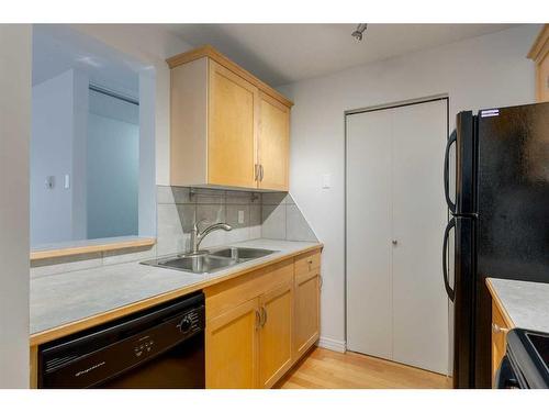 3216-13045 6 Street Sw, Calgary, AB - Indoor Photo Showing Kitchen With Double Sink