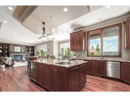 227 Aspen Ridge Place Sw, Calgary, AB - Indoor Photo Showing Kitchen With Upgraded Kitchen