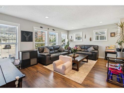 602 Cranford Mews Se, Calgary, AB - Indoor Photo Showing Living Room