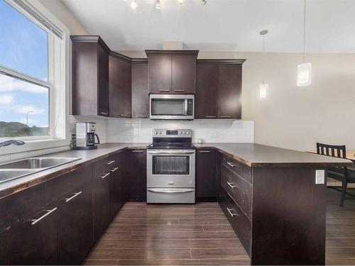 410 Redstone View Ne, Calgary, AB - Indoor Photo Showing Kitchen With Stainless Steel Kitchen