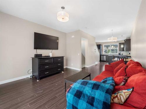 410 Redstone View Ne, Calgary, AB - Indoor Photo Showing Living Room