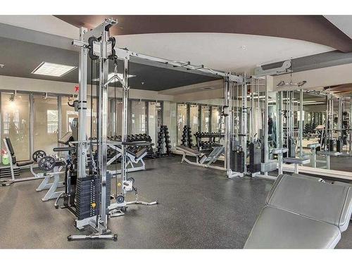 5603-11811 Lake Fraser Drive Se, Calgary, AB - Indoor Photo Showing Gym Room