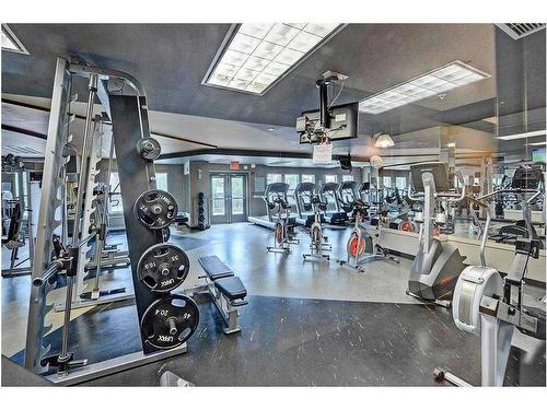 5603-11811 Lake Fraser Drive Se, Calgary, AB - Indoor Photo Showing Gym Room