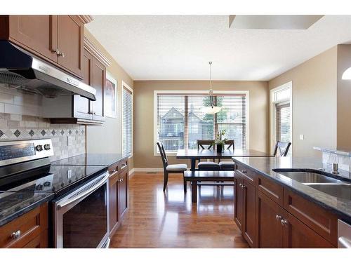 74 Elgin Park Road Se, Calgary, AB - Indoor Photo Showing Kitchen With Double Sink