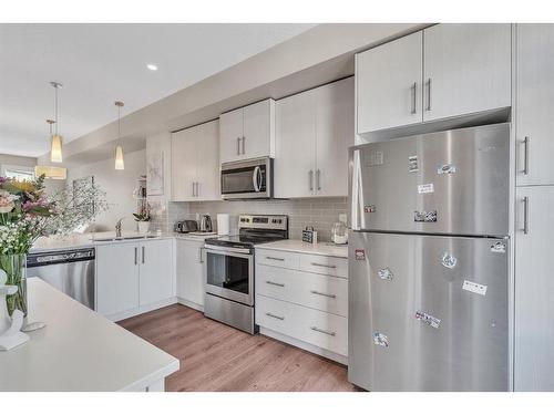 1671 Legacy Circle Se, Calgary, AB - Indoor Photo Showing Kitchen With Upgraded Kitchen