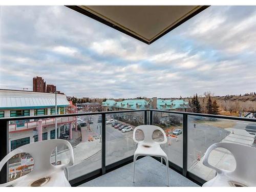 404-128 2 Street Sw, Calgary, AB - Outdoor With Balcony With View
