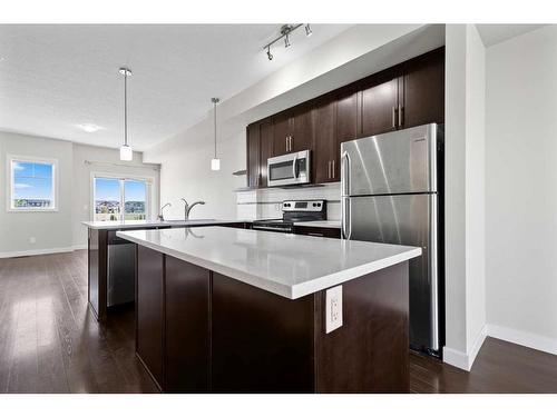 67 Redstone Circle Ne, Calgary, AB - Indoor Photo Showing Kitchen With Upgraded Kitchen