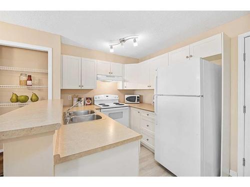 1213-8 Bridlecrest Drive Sw, Calgary, AB - Indoor Photo Showing Kitchen With Double Sink