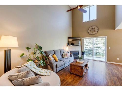 5 Citadel Meadow Gardens Nw, Calgary, AB - Indoor Photo Showing Living Room With Fireplace