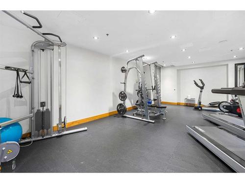 607-1010 6 Street Sw, Calgary, AB - Indoor Photo Showing Gym Room