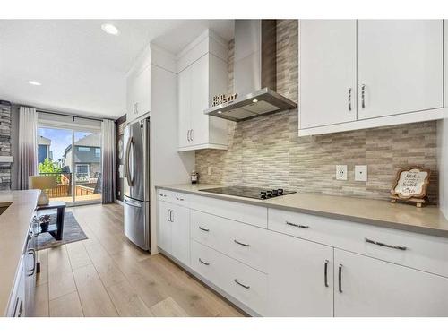 13 Cranbrook Close Se, Calgary, AB - Indoor Photo Showing Kitchen With Upgraded Kitchen