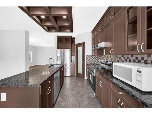 422 Taralake Way Ne, Calgary, AB - Indoor Photo Showing Kitchen With Upgraded Kitchen