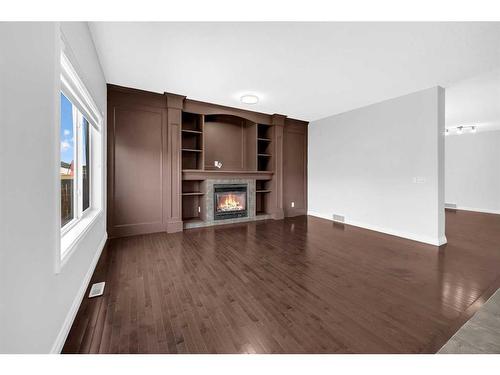422 Taralake Way Ne, Calgary, AB - Indoor With Fireplace