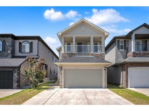 422 Taralake Way Ne, Calgary, AB - Outdoor With Balcony With Facade