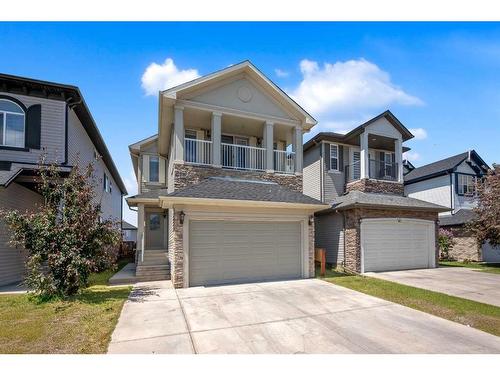 422 Taralake Way Ne, Calgary, AB - Outdoor With Balcony With Facade