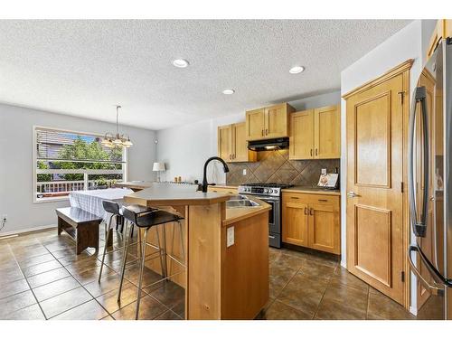 75 Brightondale Crescent Se, Calgary, AB - Indoor Photo Showing Kitchen With Stainless Steel Kitchen