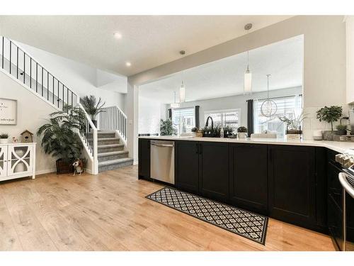 75 Herron Rise Ne, Calgary, AB - Indoor Photo Showing Kitchen With Upgraded Kitchen