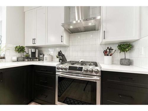 75 Herron Rise Ne, Calgary, AB - Indoor Photo Showing Kitchen With Upgraded Kitchen