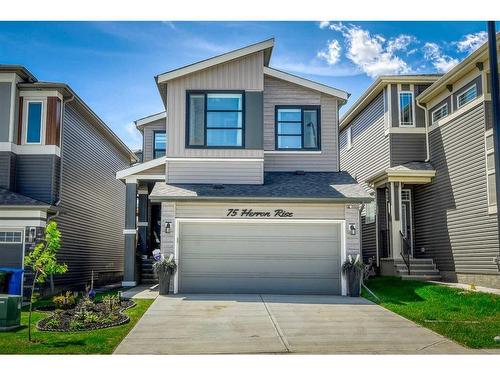 75 Herron Rise Ne, Calgary, AB - Outdoor With Facade