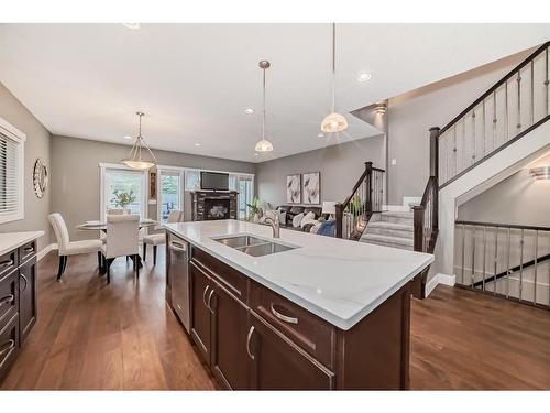 1412 26A Street Sw, Calgary, AB - Indoor Photo Showing Kitchen With Double Sink