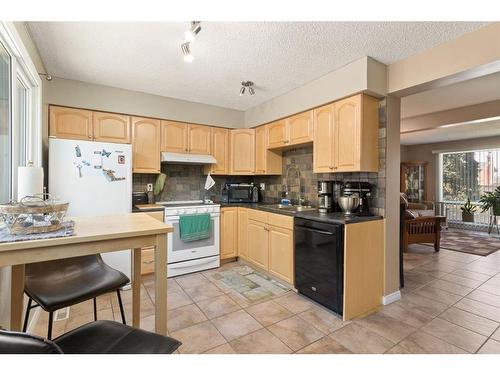 113-2300 Oakmoor Drive Sw, Calgary, AB - Indoor Photo Showing Kitchen With Double Sink