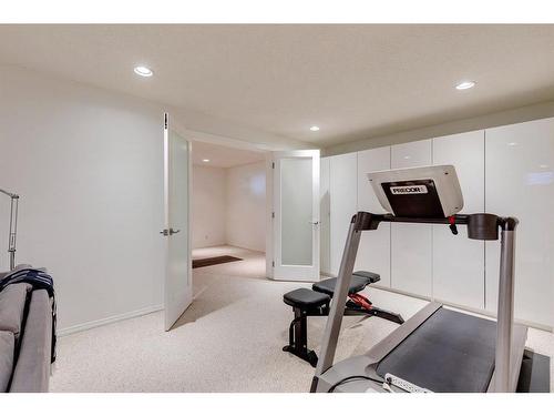 253 River Rock Place Se, Calgary, AB - Indoor Photo Showing Gym Room