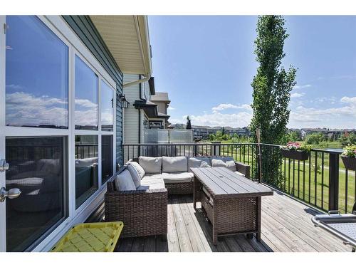 312 Copperpond Circle Se, Calgary, AB - Outdoor With Deck Patio Veranda With Exterior