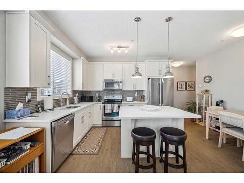 3301-522 Cranford Drive Se, Calgary, AB - Indoor Photo Showing Kitchen With Upgraded Kitchen