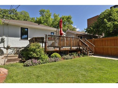 115 11 Avenue Nw, Calgary, AB - Outdoor With Deck Patio Veranda