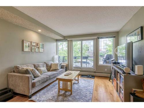 204-1424 22 Avenue Sw, Calgary, AB - Indoor Photo Showing Living Room