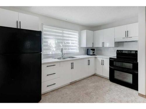 1025-3235 56 Street Ne, Calgary, AB - Indoor Photo Showing Kitchen With Double Sink