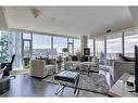 2902-510 6 Avenue Se, Calgary, AB  - Indoor Photo Showing Living Room 