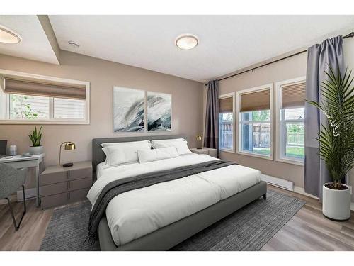 34 Auburn Springs Park Se, Calgary, AB - Indoor Photo Showing Bedroom