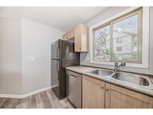1225-60 Panatella Street Nw, Calgary, AB - Indoor Photo Showing Kitchen With Double Sink
