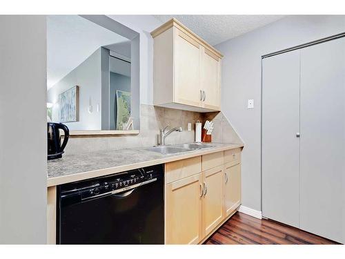 4216-13045 6 Street Sw, Calgary, AB - Indoor Photo Showing Kitchen With Double Sink