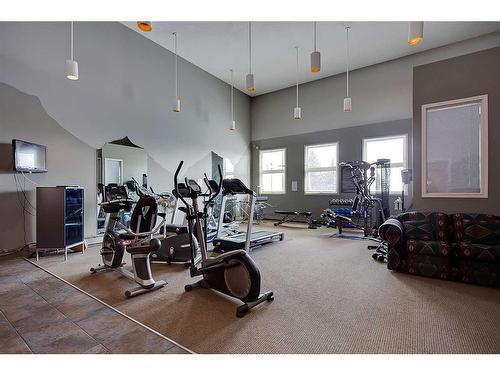 4216-13045 6 Street Sw, Calgary, AB - Indoor Photo Showing Gym Room