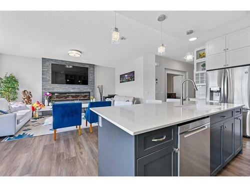 99 Cornerstone Road Ne, Calgary, AB - Indoor Photo Showing Kitchen With Upgraded Kitchen